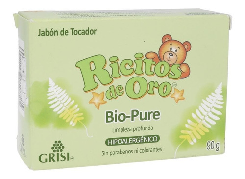 Jabón Ricitos De Oro Bio-pure Grisi 90 G