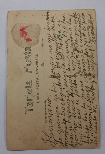 Antigua Tarjera Postal Centenario 1910 Argentina Belgrano (Usado)
