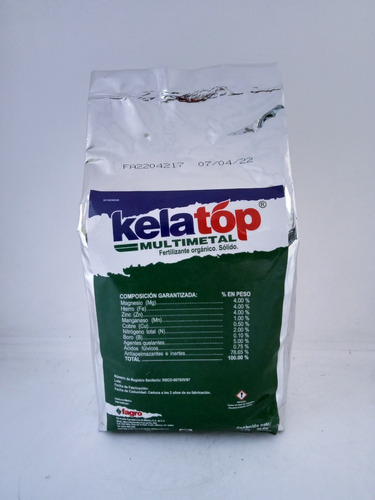 2 Kg Kelatop Multimetal Fertilizante Quelatos Uso Agricola