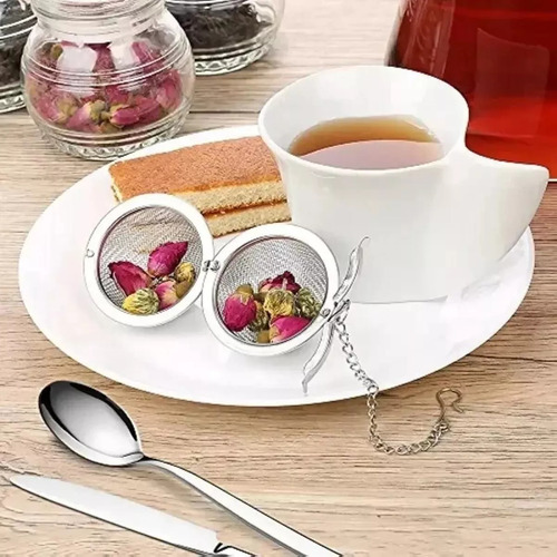 Cafetera De Bolas De Té De Malla De Acero Inoxidable 304, 7