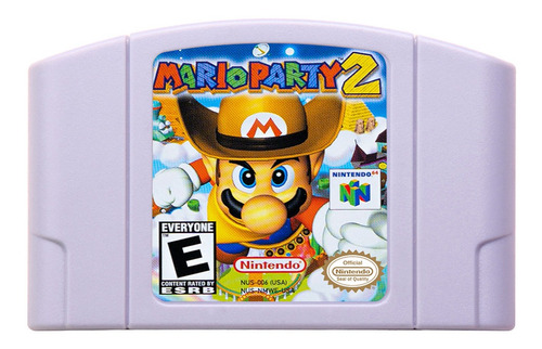 Versión Ntsc De Mario Party 2 De N64 Games