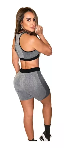 Top Sports Conjunto Academia Fitness Levanta Bumbum