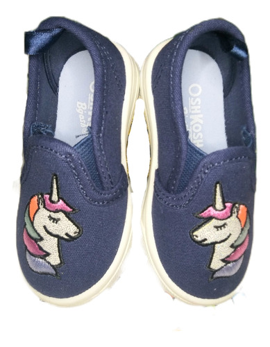 Zapatos Para Niña Oshkosh B'gosh Azul Con Motivo De Unicorni