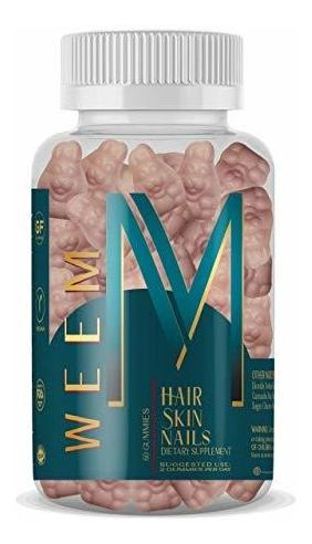 Weem Hair Skin And Nails Gummies - Apoya El Cabello Saludab