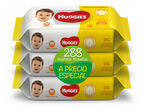 Huggies Baby Wipes Cotidana288