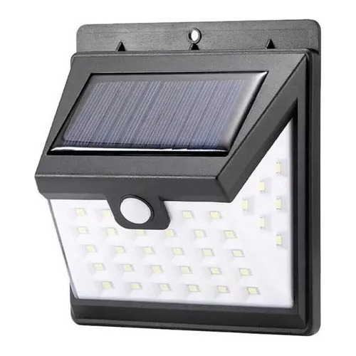 Lampara Panel Solar De 40 Led Con Sensor