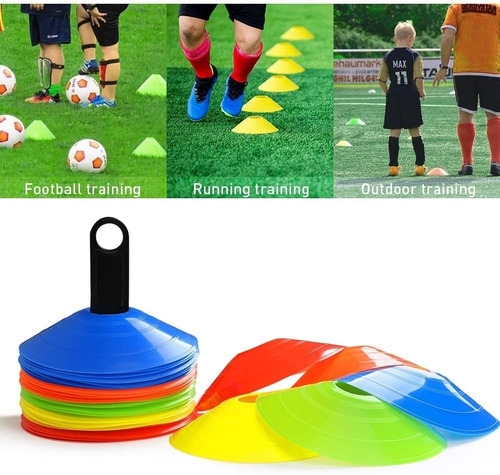 Marcador Set 40 Conos Obstáculo Entrenamiento Futbol/ Nordik