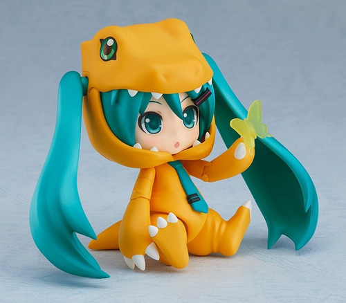 Imagen 3 de 5 de Nendoroid 1439 Hatsune Miku: Kigurumi Agumon Ver.