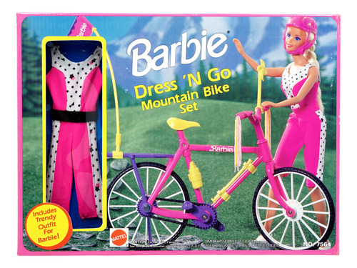 Barbie Dress 'n Go Mountain Bike Set 1991 Edition