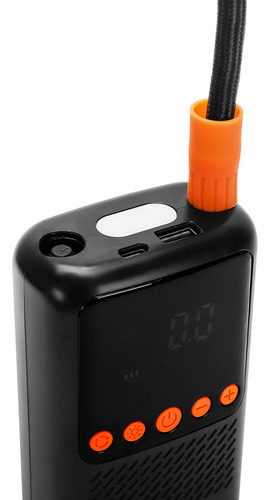 Inflador Inálambrico Gadnic 12v 4000mah Multifunción Apagado Automático