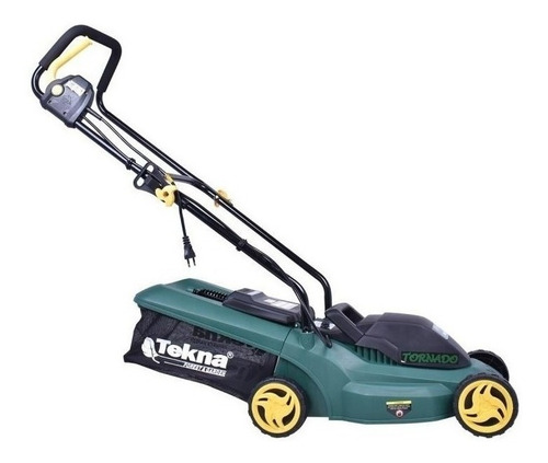 Cortador de grama elétrico Tekna LM325E com cesto recolhedor 1100W verde e preto 110V