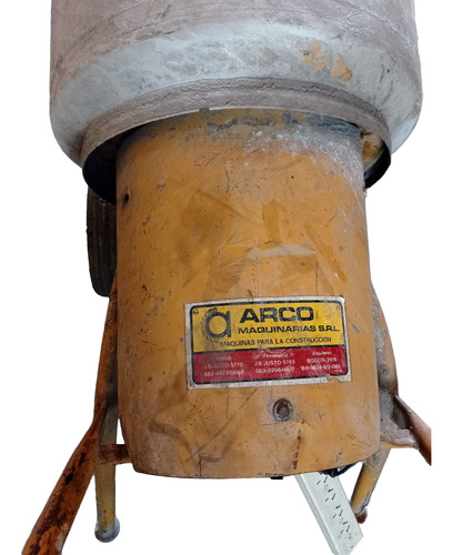 Trompo Hormigonero Refor. Arco 130 Lt 3/4 Hp Inplamet (Usado)