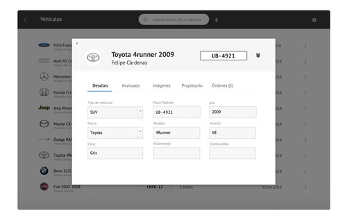 Imagen 4 de 6 de Garageapp - Software Para Taller Mecánico Personalizable