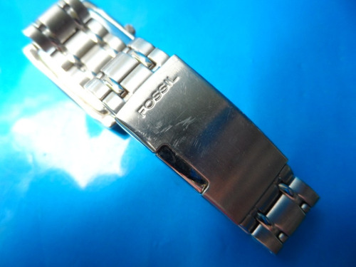 Relógio Fossil Calendário Pr 5327 Japan Caixa Metal Cromado