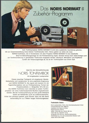 H4j45 Noris Tonfilmbox Sound Viewer Dublagem Filmes Super 8