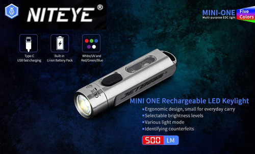 Mini One Usb Charge Cree Xp-g3 500 Lumene 5 Color