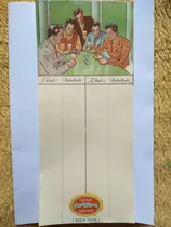 Comprar Antigua Publicidad De Cerveza Carta Blanca Juego De Dominó 