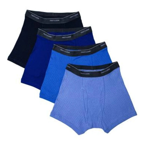 Fruit Of The Loom Boxer Calzones Hombre 4 Pzs Trunks Colores