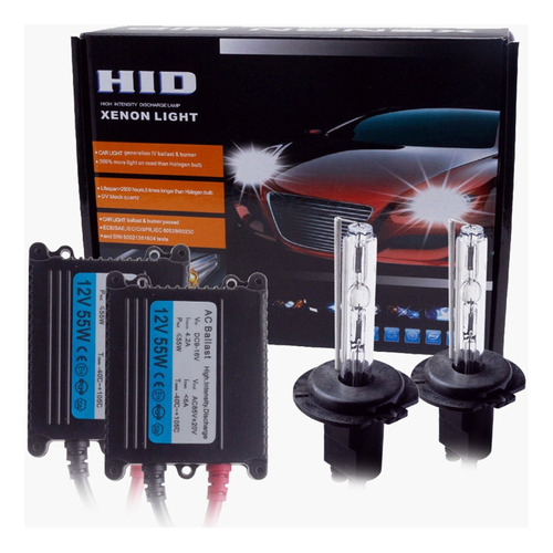 Xenon H7 Hid Kit 55w H4 Lámpara Bi-xenón Fuente De Luz De