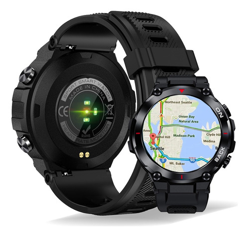 Nuevo Reloj Inteligente Impermeable Gps Hombres Militar De 5