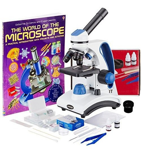 Mejor Microscopio Para Estudiantes 40x-1000x Lente De Vidrio