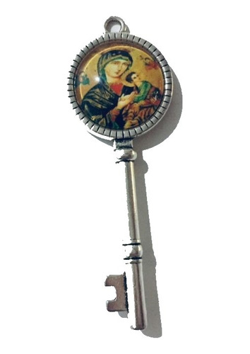 47 Dije Virgen Del Perpetuo Socorro (kr85) Forma De Llave