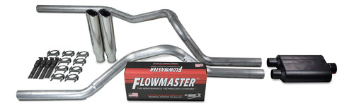 Shop Line Sistema Escape Dual 2.5 Tubo Flowmaster 40 2.5 