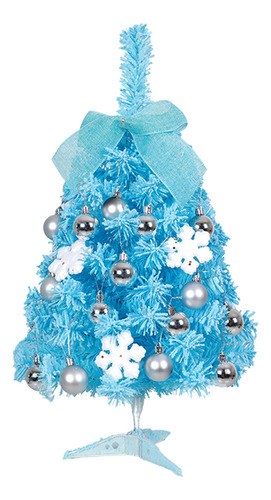Decoración Navideña, Mini Árbol De Navidad Rosa, Azul, 60 Cm