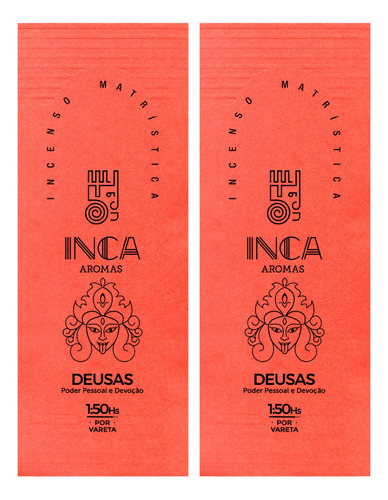 Kit C/ 2 Incenso Deusas 9 Varetas - Inca Aromas