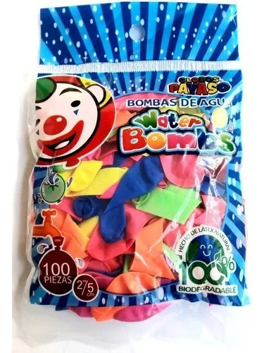 Bombas Globos De Agua Carnaval Precio Por 12 Paquetes De 100