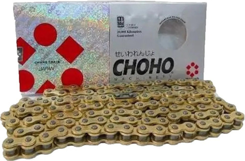 Cadena De Transmision Choho 428h X 136 L Dorada Golden