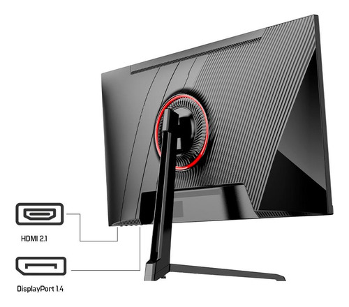 Monitor Gamer Hq 24 1ms,180hz, Ips, Amd Freesync Hq24ip18 Preto