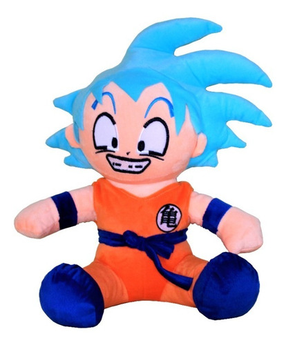 Goku Peluche Azul Dogi Dragon Ball 33 Cm (animekawaii)