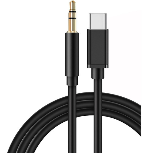  Cable Auxiliar Coche Tipo C A 3.5mm De Audio, 1 Metro