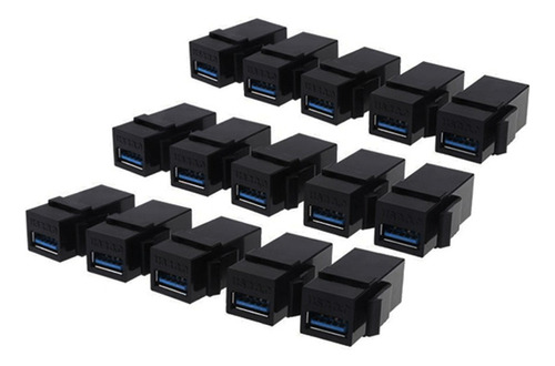 15x Usb 3.0 Keystone Jack Se Inserta En El Conector Hembra