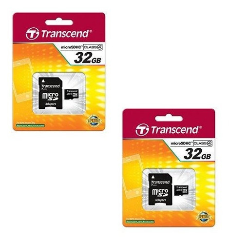 Tarjeta Memoria Para Camara Digital 2 X 32 Gb Microsdhc Sd