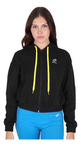 Campera Lotto Athletica Due Mujer En Negro