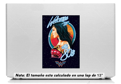 Vinil Sticker Laptop 13 PuLG. Wonder Woman 84 Mod. 0112