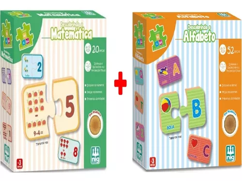 Jogo Educativo Descobrindo A Matemática Coleção Be A Bá - Nig