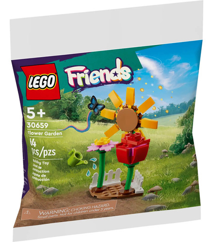 Lego Friends Jardín De Flores 30659 - 64 Pz Polybag Versión Del Personaje Na