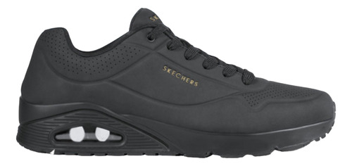 Tenis Skechers Negro Caballero Memory Foam Rapido Entrenar