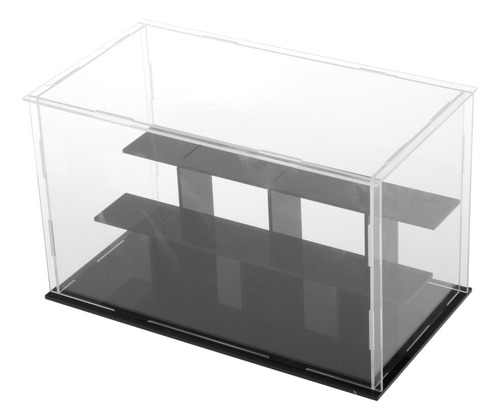 2 Vitrina De Acrílico Transparente A Prueba De Polvo Para