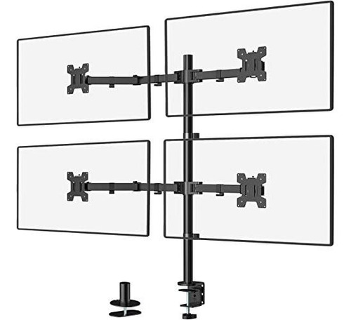 Soporte De Escritorio Para Monitor Lcd Cuádruple Wali Soport