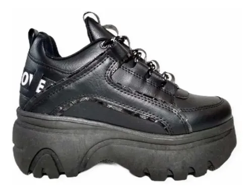 Zapatilla con plataforma 2025 alta