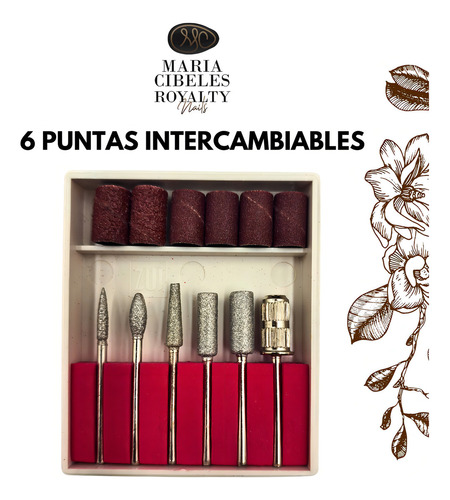 Maria Cibeles Royalty Regal Shine Pulidor 6 Puntas Mc Nails R