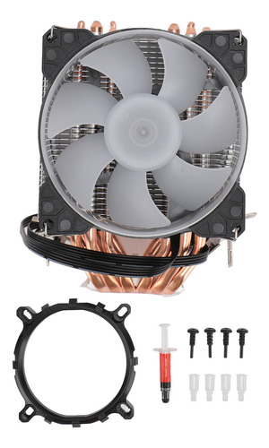 Computadora Cpu Air Cooler Dual Tower, 4 Pines, 90 Mm, 6 Tub