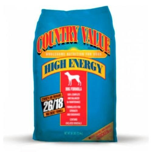 Alimento Country Value Wholesome Nutrition High Energy para perro adulto en bolsa de 22.67kg