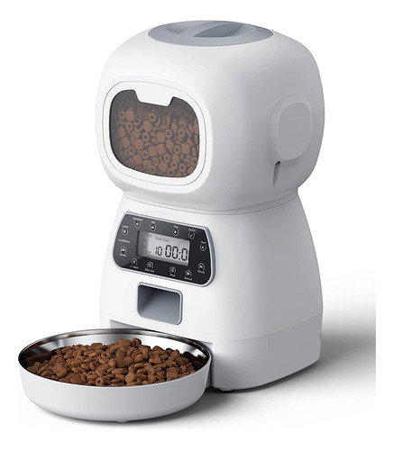 Dispensador Alimento Programable Comedero Gato Perro Mascota