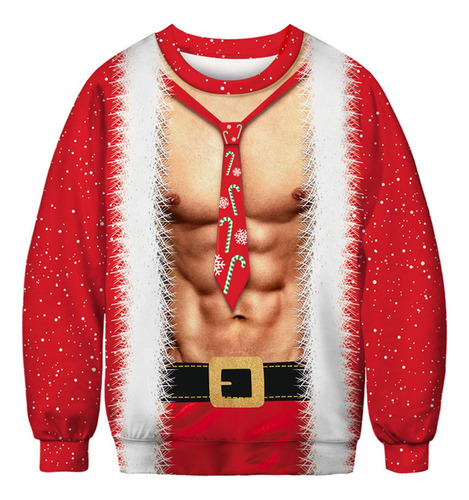 Jersey Navideño Para Hombre I Tops, Fea Camisa Navideña Para