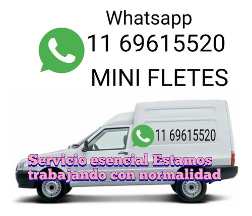 Imagen 1 de 10 de Flete Minifletes Mini Flete Todo C.a.b.a